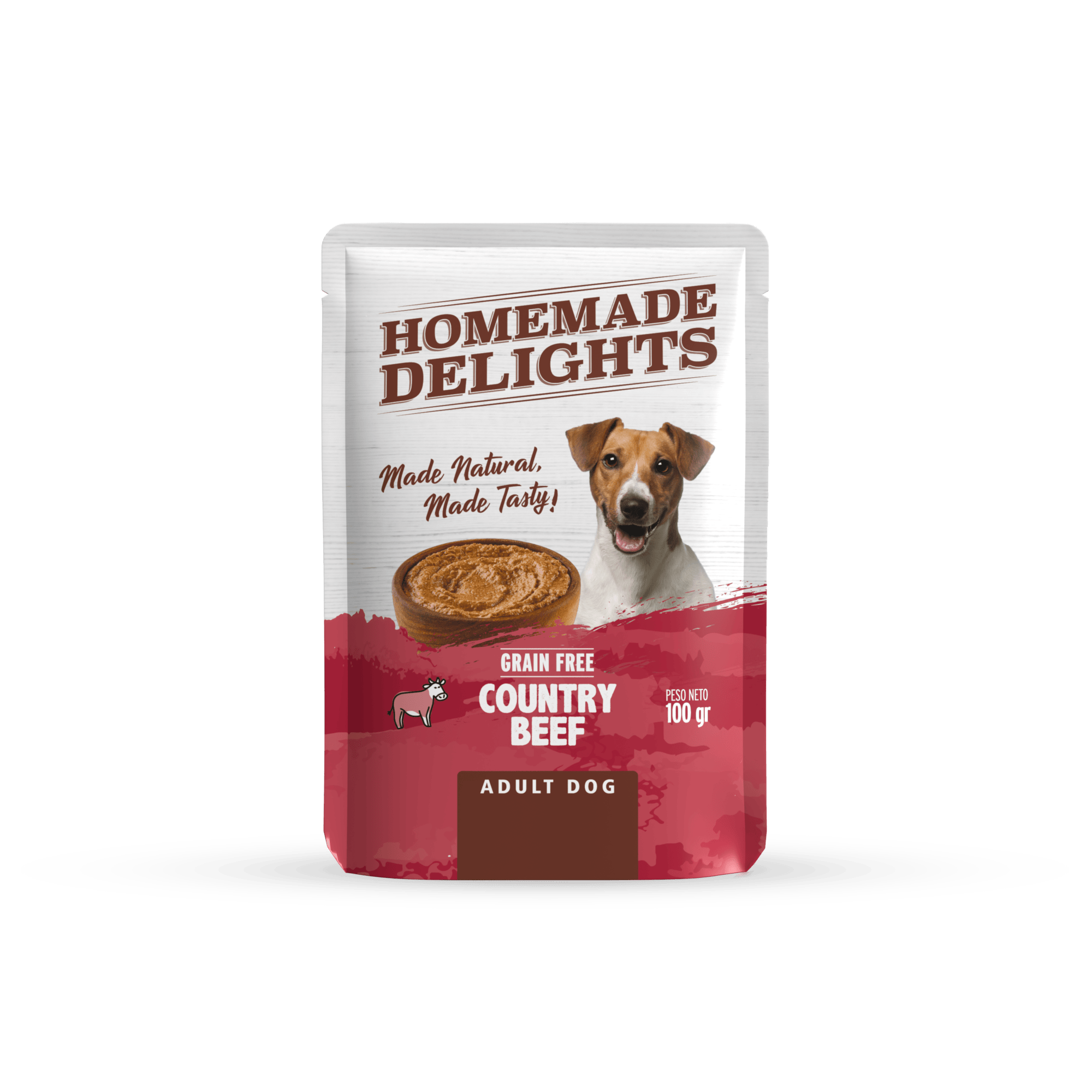 Homemade Pouch Dog Adulto Carne 100g